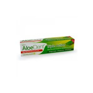 Herbavit Pasta de dinti triple action fara fluor aloedent 100ml