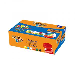 BIC Acuarele guase, 6culori
