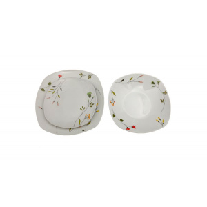 Luminarc Set serviciu masa portelan 18buc. Home Favour flori
