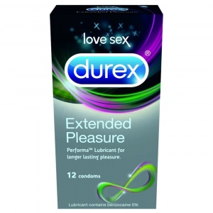 Durex Prezervative Extended Pleasure 12 bucati