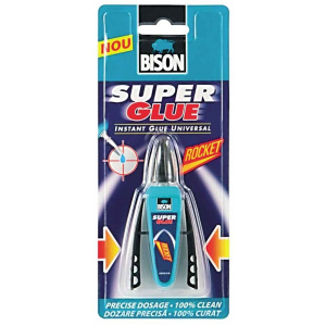 Bison Adeziv cianoacrilat Super Glue Rocket Liquid 3 g