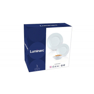 Luminarc Set serviciu masa portelan 18buc. Everyday