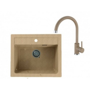 Alveus Set chiuveta de bucatarie Atrox 30 + Kati BEIGE MELANGE