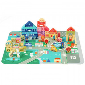 EcoToys Orasel educational cu 120 piese MA426