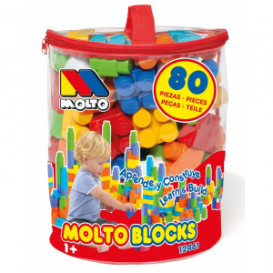 Molto Geanta cu 80 de cuburi de construit
