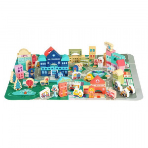 EcoToys Orasel educational cu 121 piese MA427