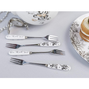 Creative Tops Set 4 furculite - Alice in Wonderland