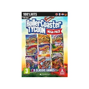 Atari Rollercoaster Tycoon 9 Game Megapack Pc