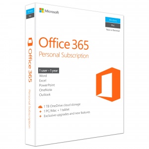 Microsoft Office 365 Personal, Engleza, 1 an