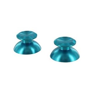 ZedLabz Alloy Metal Thumb Stick Replacements Blue 2 Pcs Ps4