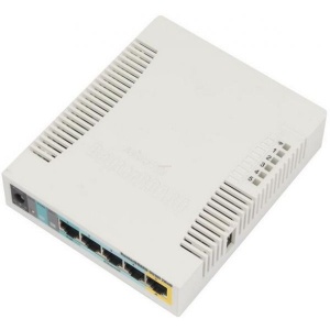 MikroTik RB951Ui-2HnD, 128MB RAM, 5xLAN, 1xUSB