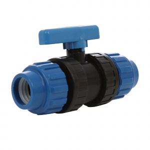 Valrom Robinet apa PVC D32 cu mufa de 32 mm 2840