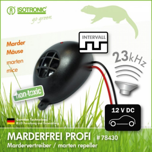 Pest Repeller Aparat anti rozatoare auto Marder Frei 78407 cu ultrasunete
