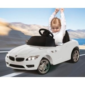 Jamara BMW Z4 alba 6V cu telecomanda control parinti 27 Mhz