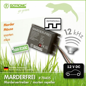 Pest Repeller Aparat auto cu ultrasunete anti rozatoare Marder Frei 78405