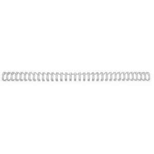 GBC Spira metalica 34 inele 6mm A4 argintiu 55 coli 100 bucati ERG810497