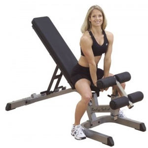Body-Solid Banca de exercitii reglabila Body Solid GFID71 + GPCA1 + GLDA3