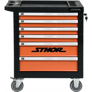 Sthor Dulap de scule 6 sertare cu 302 piese 58550