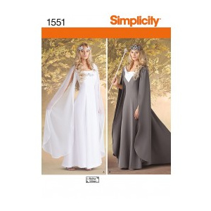 Simplicity Tipar Rochie de carnaval 1551