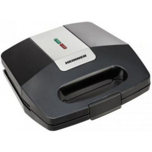 Heinner Sandwich Maker SM-H2GW, Grill, 700W (Negru)