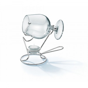 Chinelli Incalzitor de cognac Piegato placat cu argint