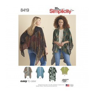 Simplicity Tipar chimono femei S8419