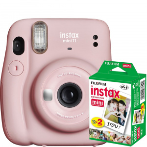 Fuji Instax mini 11, Blush Pink+ filme 2x10