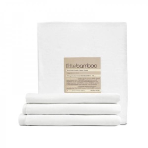 Little Bamboo Cearceaf din bambus organic pentru cos bebelus 80*40*11