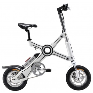 Devron Bicicleta Electrica Pliabila X3 (alba)