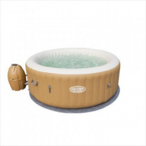 Bestway Piscina gonflabila cu hidromasaj, incalzire si filtrare, 196x71 cm® 54129, Lay-Z-SPA, Palm Springs
