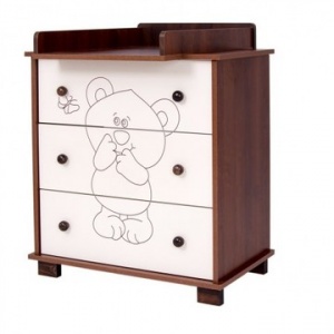 Drewex Comoda bebe Bear Silver