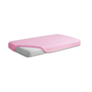 BabyMatex Cearceaf din bumbac cu elastic 120x60 cm Roz 10