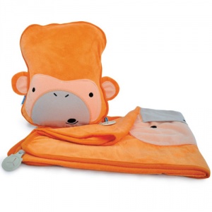 Trunki Set Perna si Pled SnooziHedz Monkey