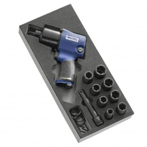 FACOM Set pistol pneumatic si tubulare prindere 1/2 10 bucati E231102