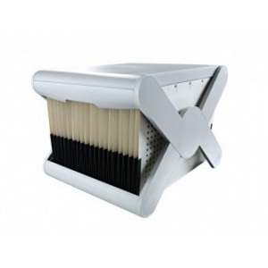 Han Suport plastic pentru 35 dosare suspendabile, cu capac, X-Cross Top - gri deschis HA-19072-11