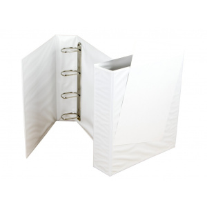 Panta Plast Caiet mecanic cu buzunar 70 mm, 4 inele, alb