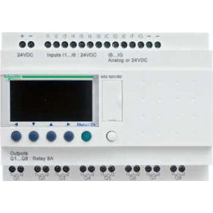 Schneider Electric Releu intel. comp. zelio logic -20 i o -24 v c.a. -cu ceas -cu afișaj - Relee inteligente programabile - zelio logic - Zelio logic - SR2B201B -