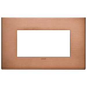 Vimar Rama ornament 4 module Metal Brushed Copper Eikon Exé
