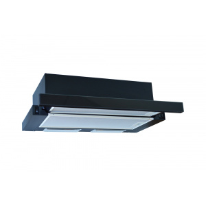 Pyramis Silver Sliding Full Black Glass, 1350659913