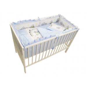 MyKids Lenjerie Teddy Toys Blue M2 4+1 Piese 120x60