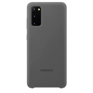 Samsung Protectie Spate Silicon EF-PG980TJEGEU pentru Galaxy S20 (Gri)