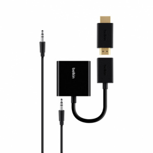 Belkin HDMI - VGA, 1x Audio, 1X micro-USB, Black B2B137-BLK
