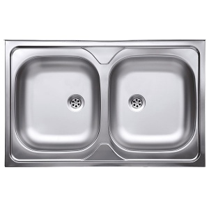 Ferro Chiuveta bucatarie inox satinat 50x80 cm DR50/80D.H