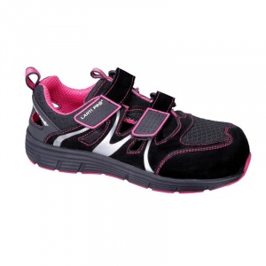Lahti Pro Sandale piele-intoarsa-tesatura cu cauciuc (S1SRA) - 38 L3060438
