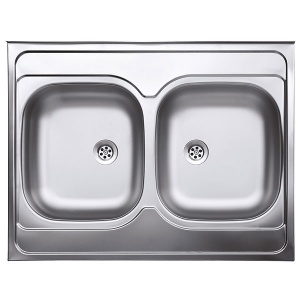 Ferro Chiuveta bucatarie inox satinat 60x80 cm DR60/80D.H