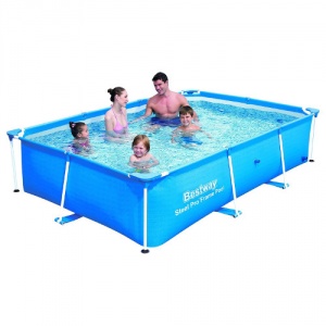 Bestway Piscina Deluxe Steel Splash Jr. Pro