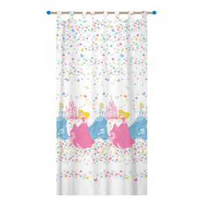 CALEFFI Perdea Disney Princess 150x300 cm, roz