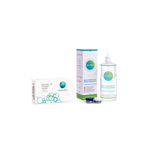 CooperVision Biomedics 55 Evolution (6 lentile) + Solunate Multi-Purpose 400 ml cu suport