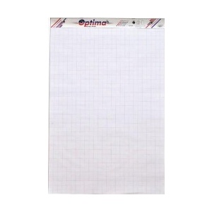 Optima 10065100 Rezerva hartie pentru flipchart, 50coli/top (cu microperforatii)