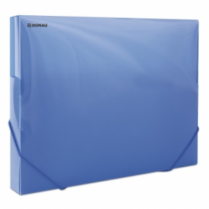 Donau Mapa din plastic cu elastic pe colturi albastru transparent DN-8545001PL-10